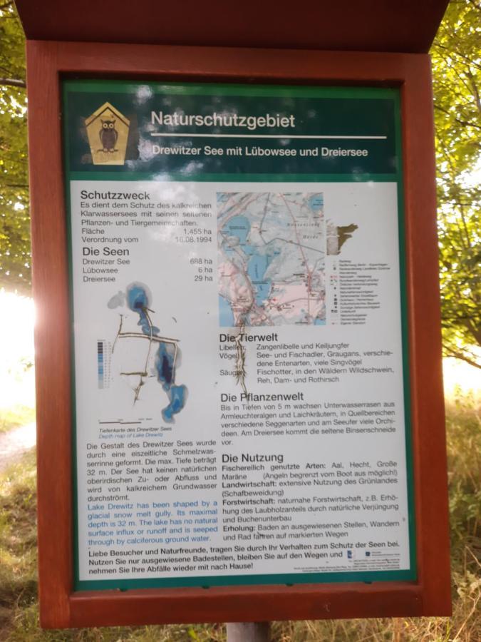 Schoene Wohnung Nossentiner Huette Esterno foto
